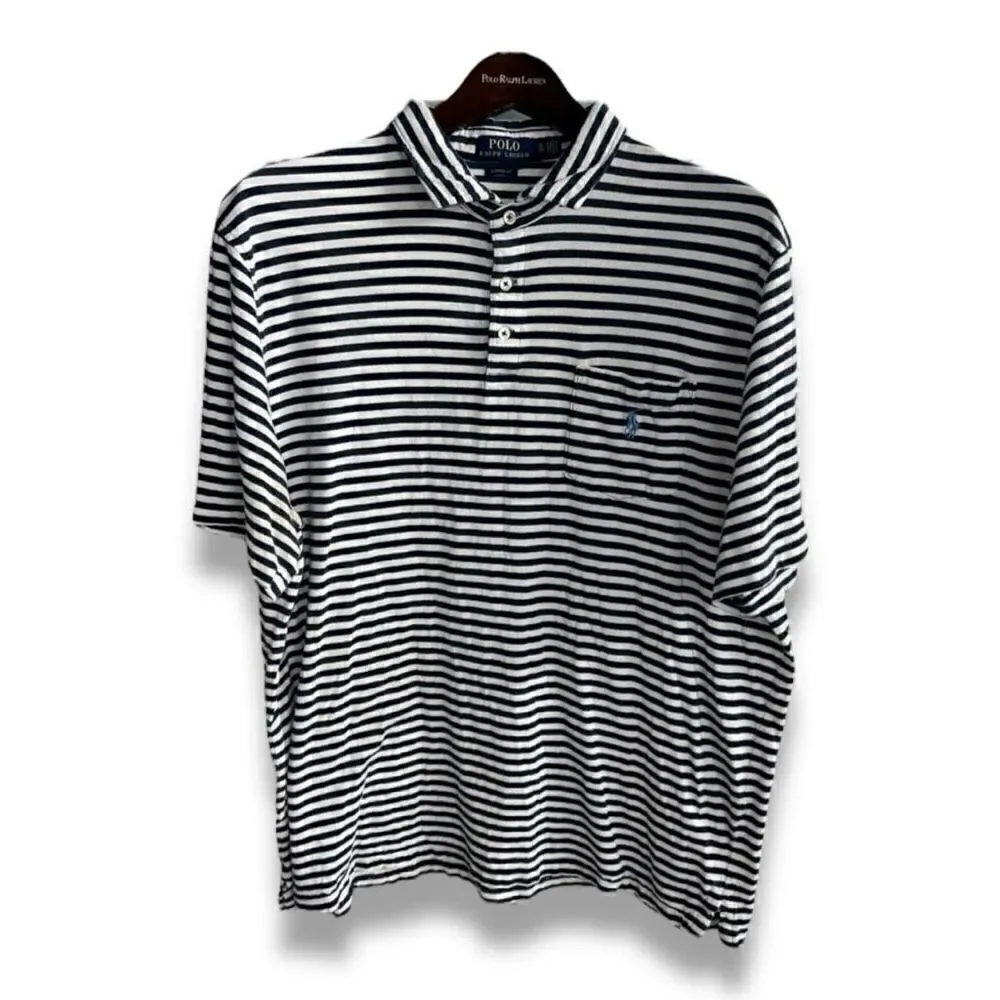 Blue Polo Ralph Lauren Soft Touch Polo Shirt Size XL
